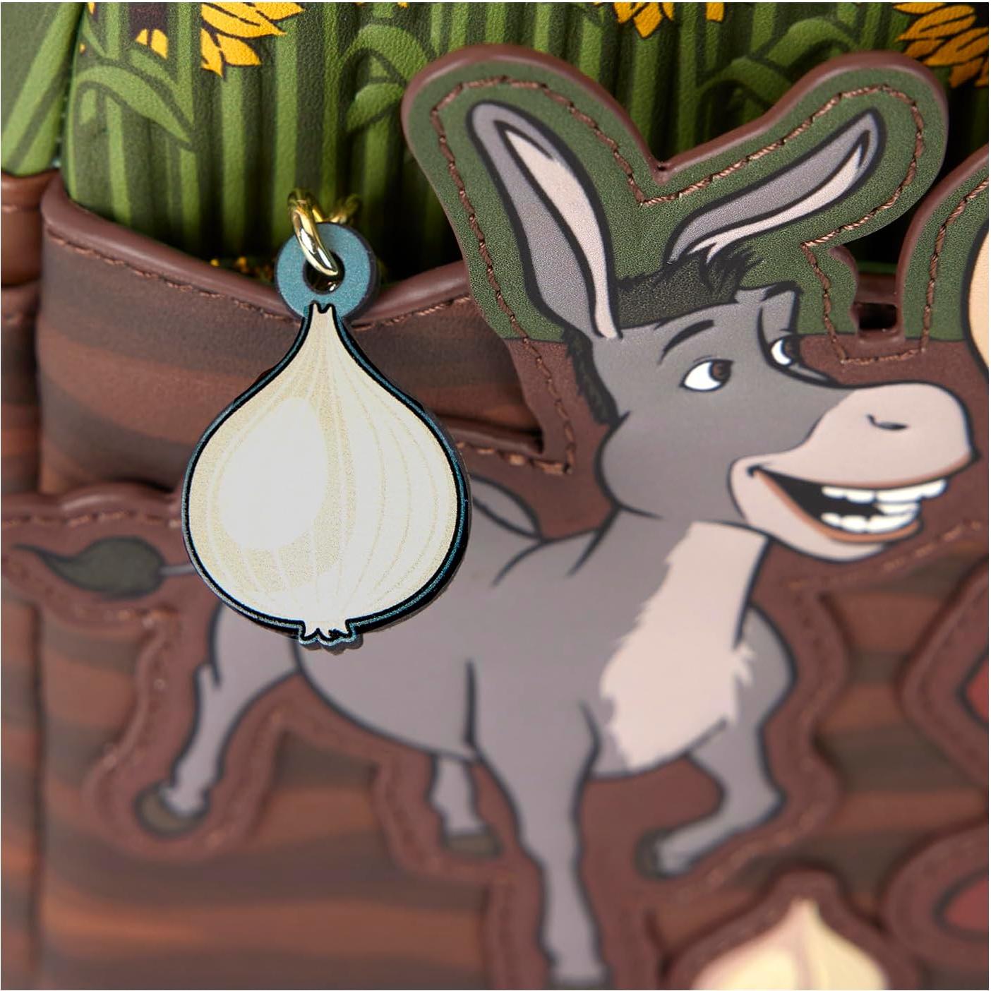 Mochila Mini Loungefly Shrek Cuero Vegano 22.86x26.67cm