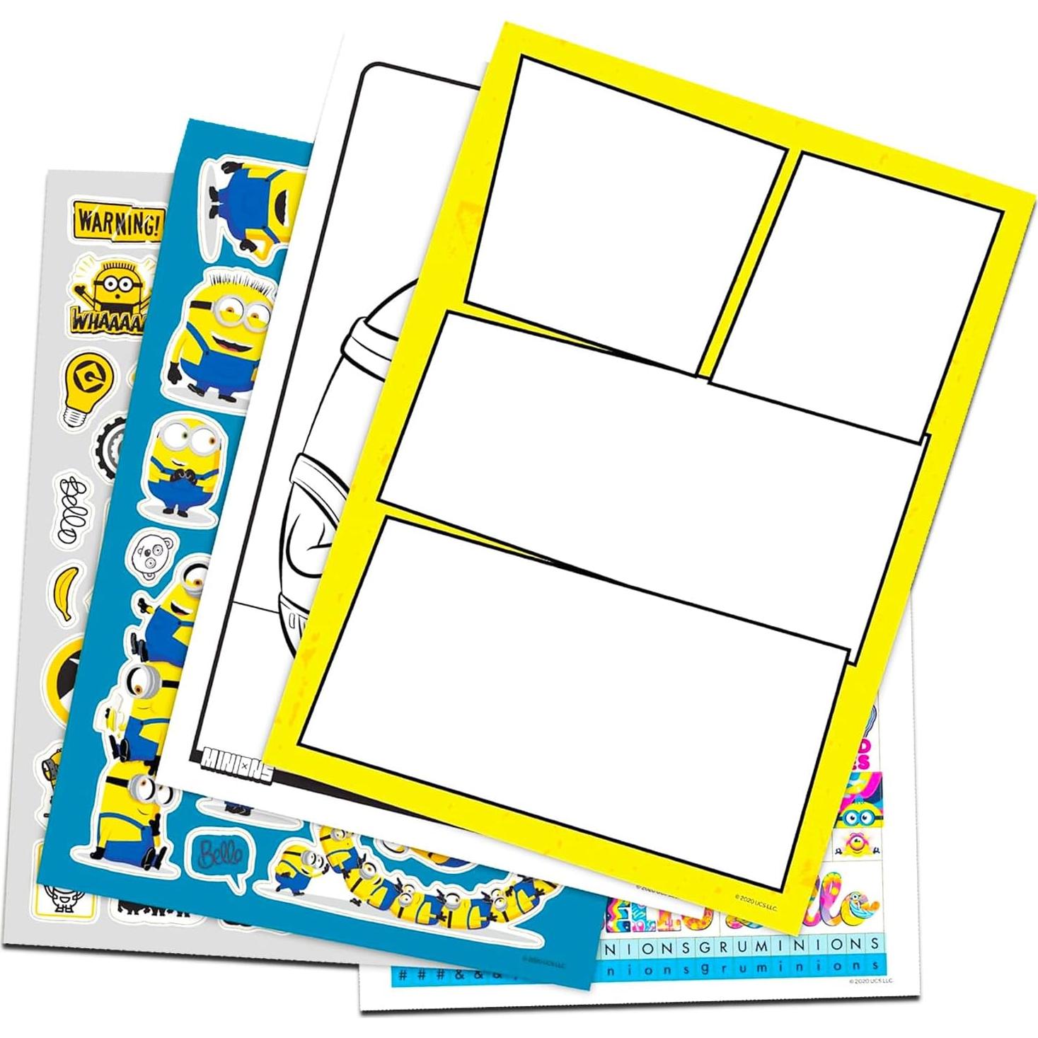 Libro de Stickers Crea una Escena Minions 3+ - Bendon