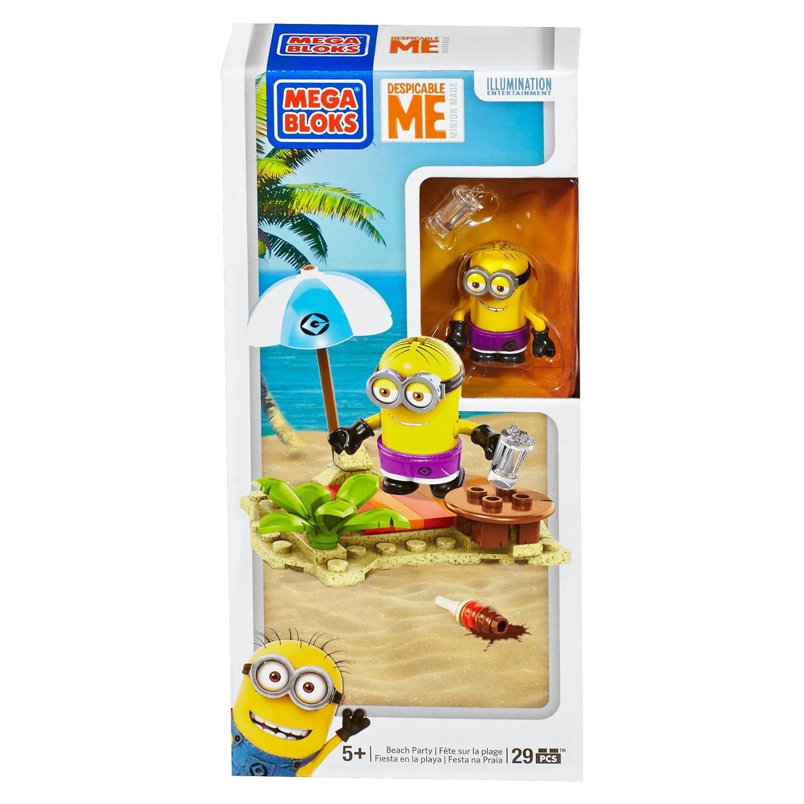 Mega Bloks Fiesta en la Playa Minion Mattel CNC74