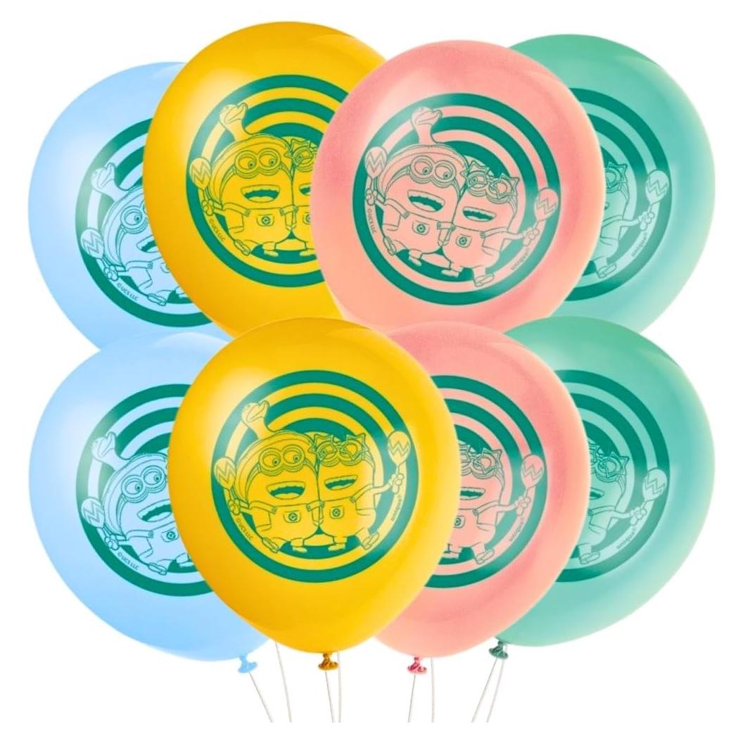 Globos de látex Mi Villano Favorito 4 - 30 cm - Paquete de 8