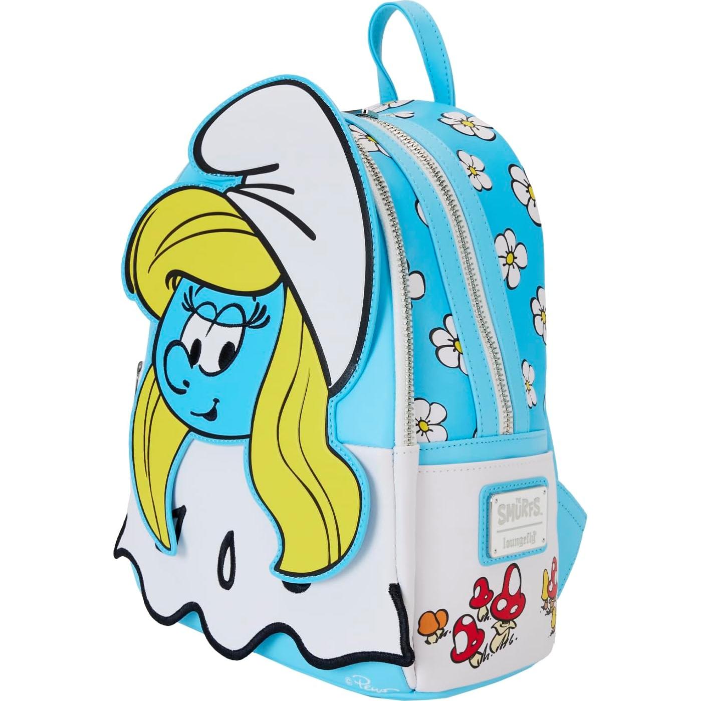 Mochila Mini Cosplay Smurfette Loungefly 22.86x26.67cm
