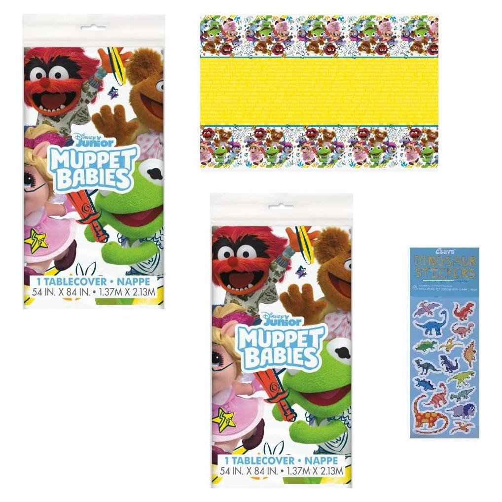 Suministros de Fiesta Cumpleaños Muppet Babies - 2 Manteles Plástico