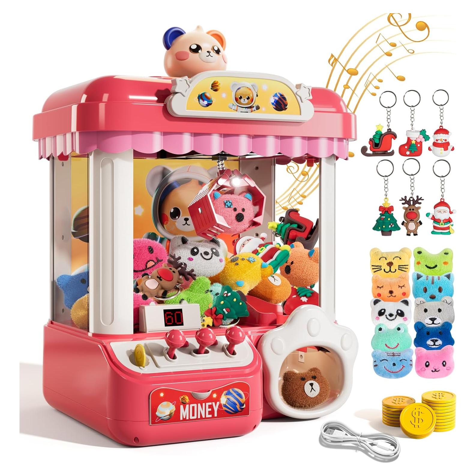 Máquina de Garras para Niños BLmukce con 36 Juguetes y Música