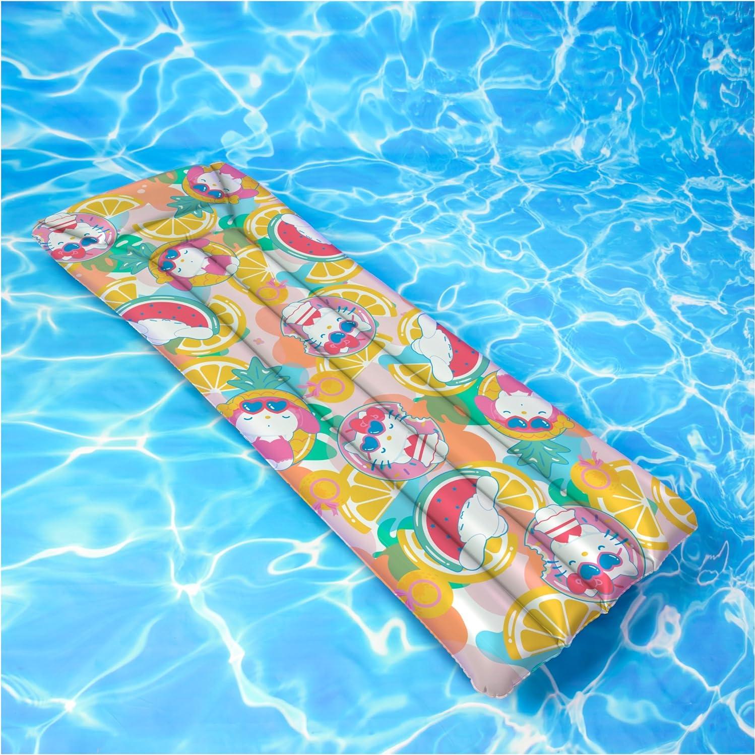 Flotador de piscina Suntanner Hello Kitty Swimways 178x58 cm