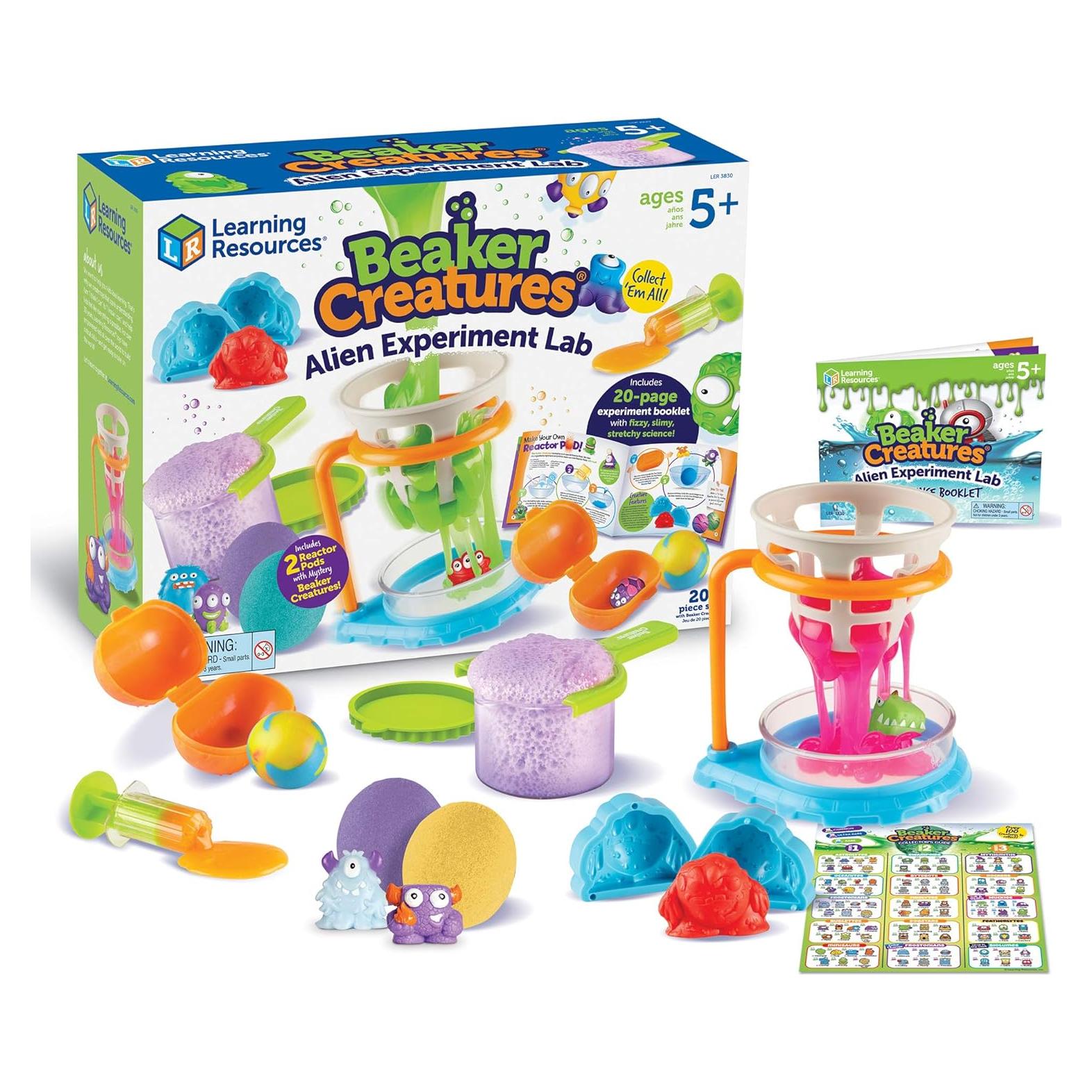 Kit de Ciencia Beaker Creatures Learning Resources, 18 Piezas, 5+