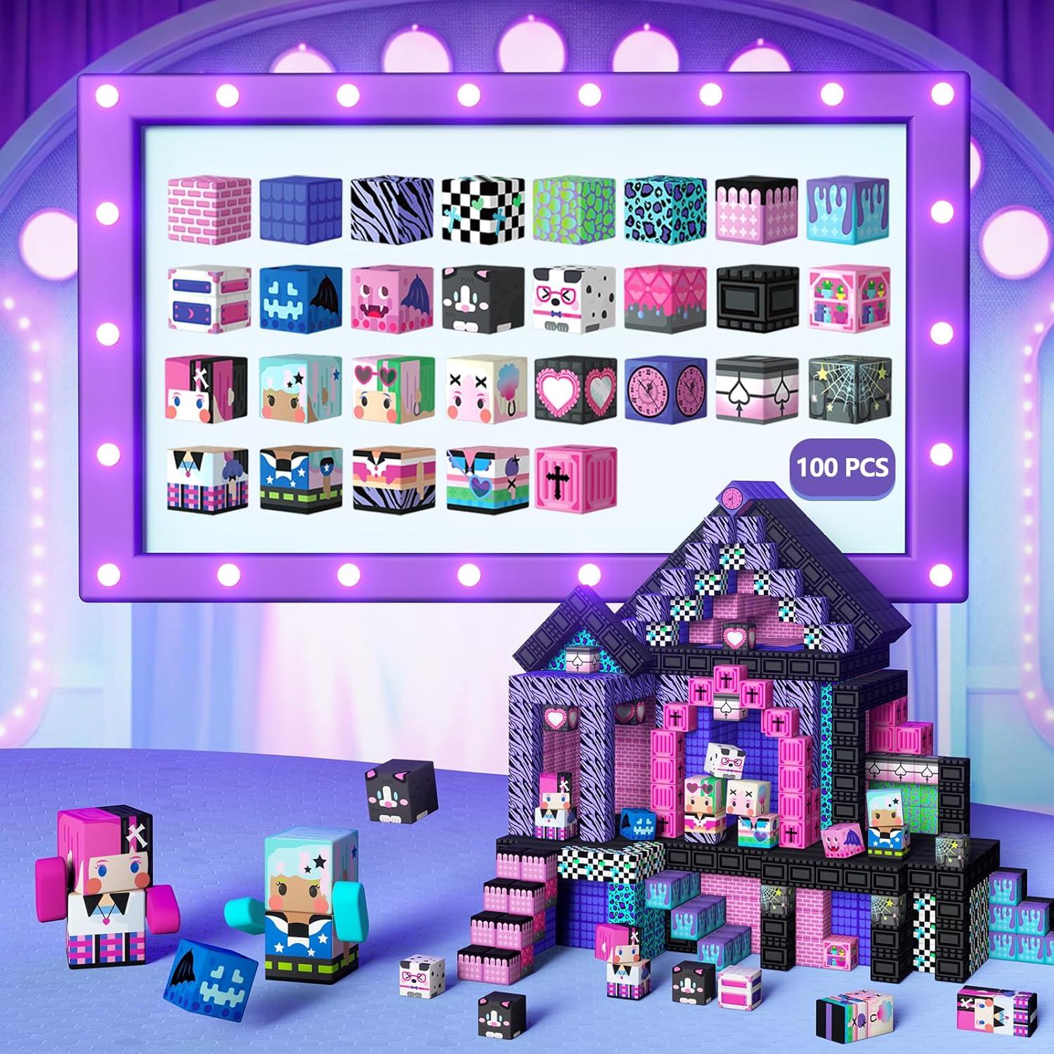 Bloques Magnéticos GobiDex 100PCS 2.54cm para Niños