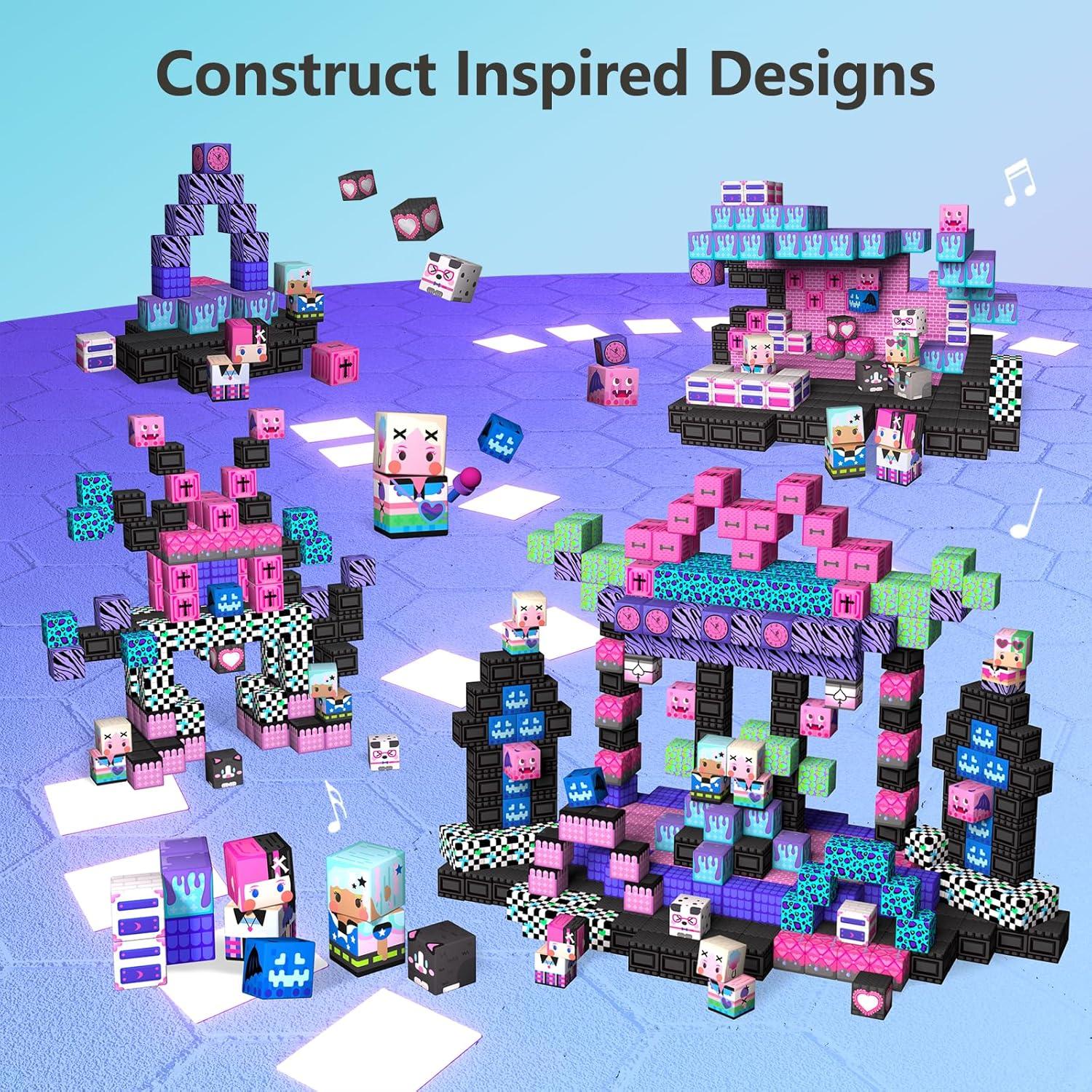 Bloques Magnéticos GobiDex 100PCS 2.54cm para Niños