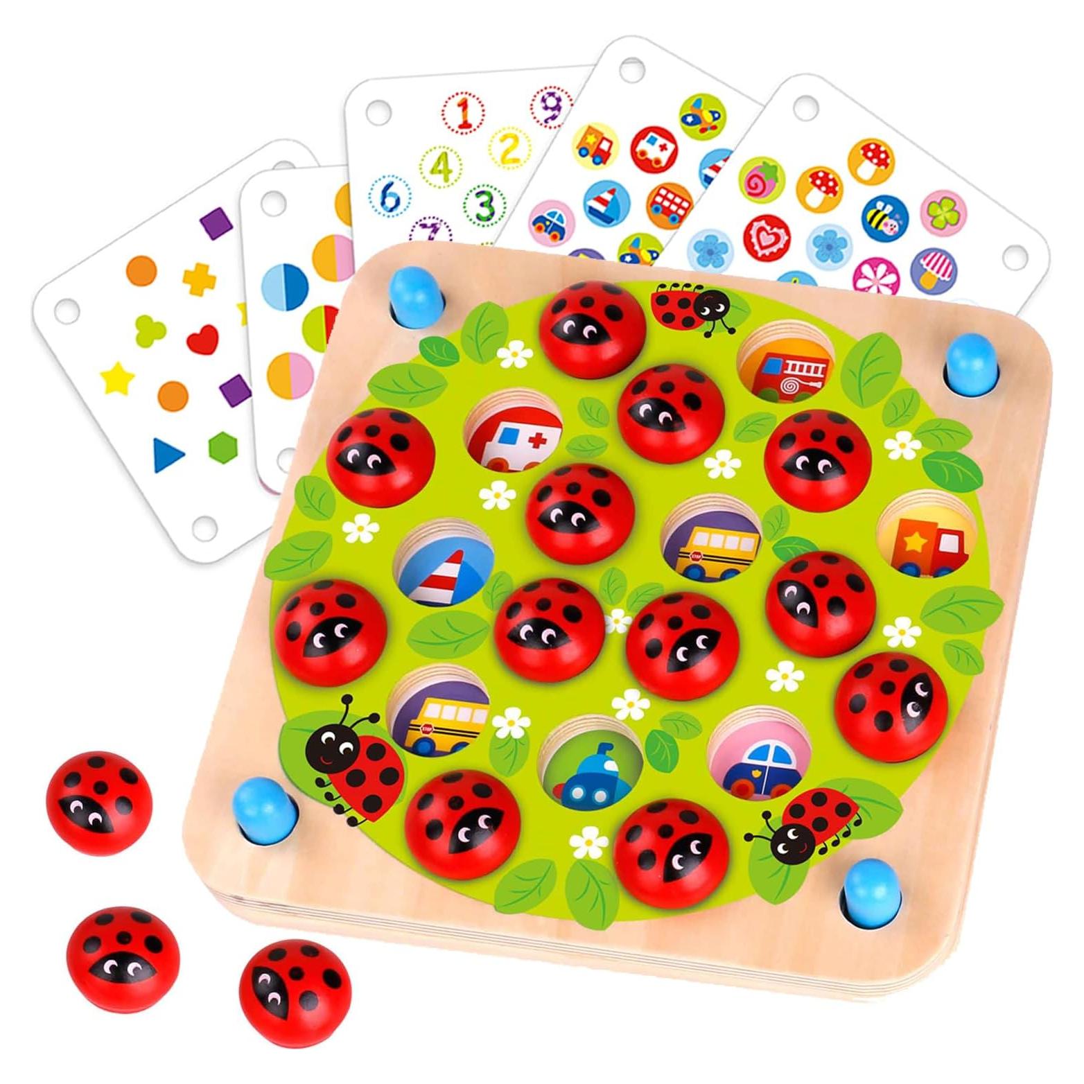 Juego de Memoria Nene Toys Jardín de Mariquita 20x20 cm