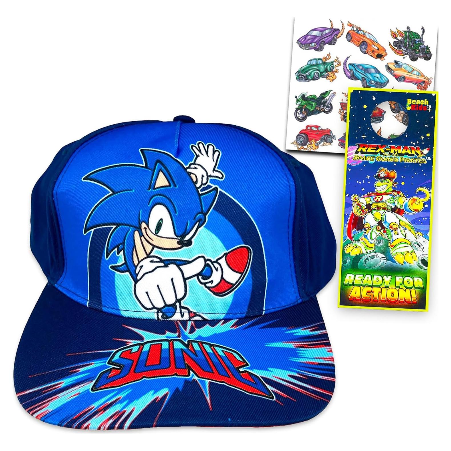 Conjunto Gorra de Béisbol Sonic the Hedgehog para Niños