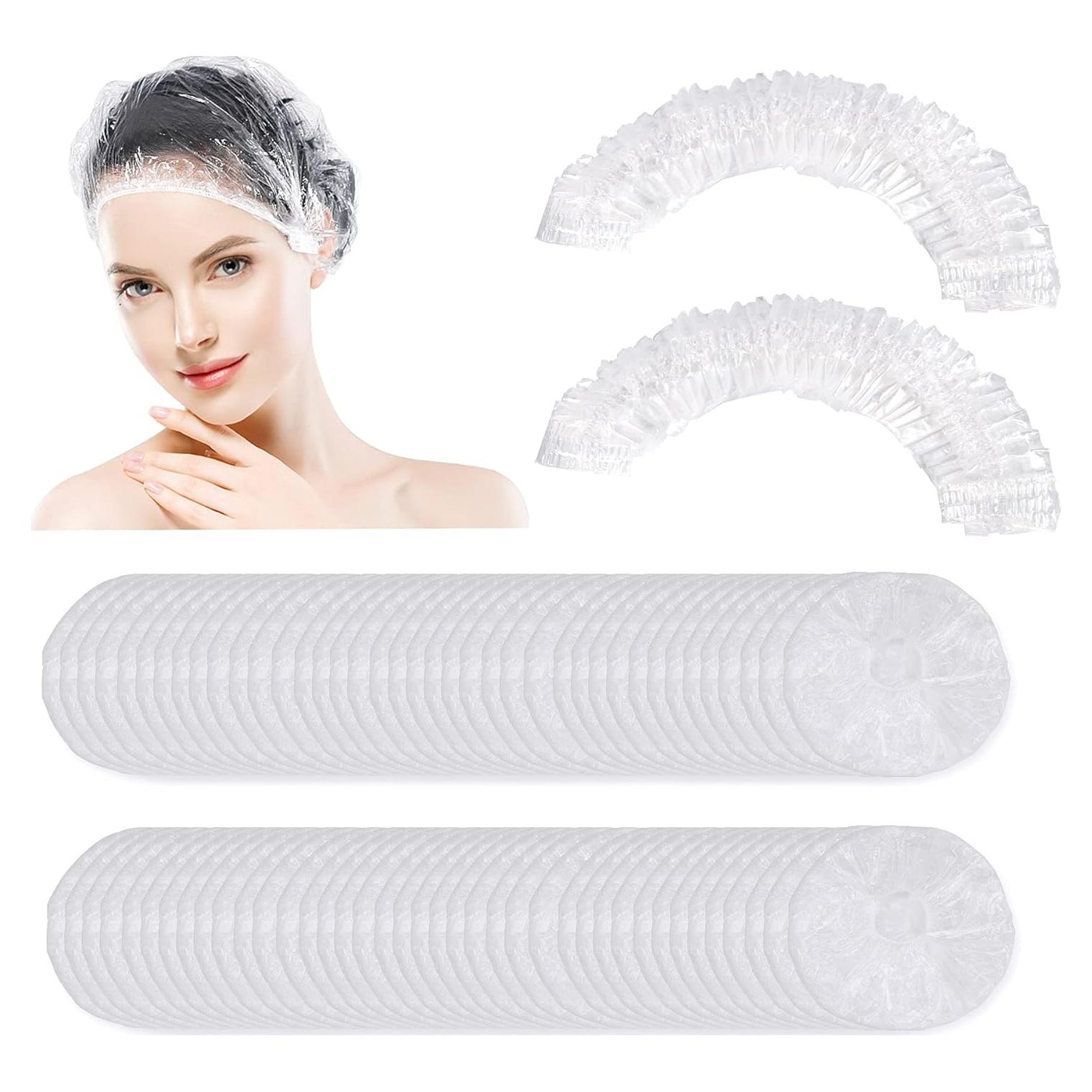 150 Gorras de Ducha Desechables Ceizioes Impermeables