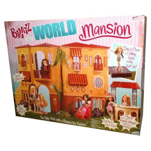 Mansión Bratz World con Iluminación y Bola de Espejos