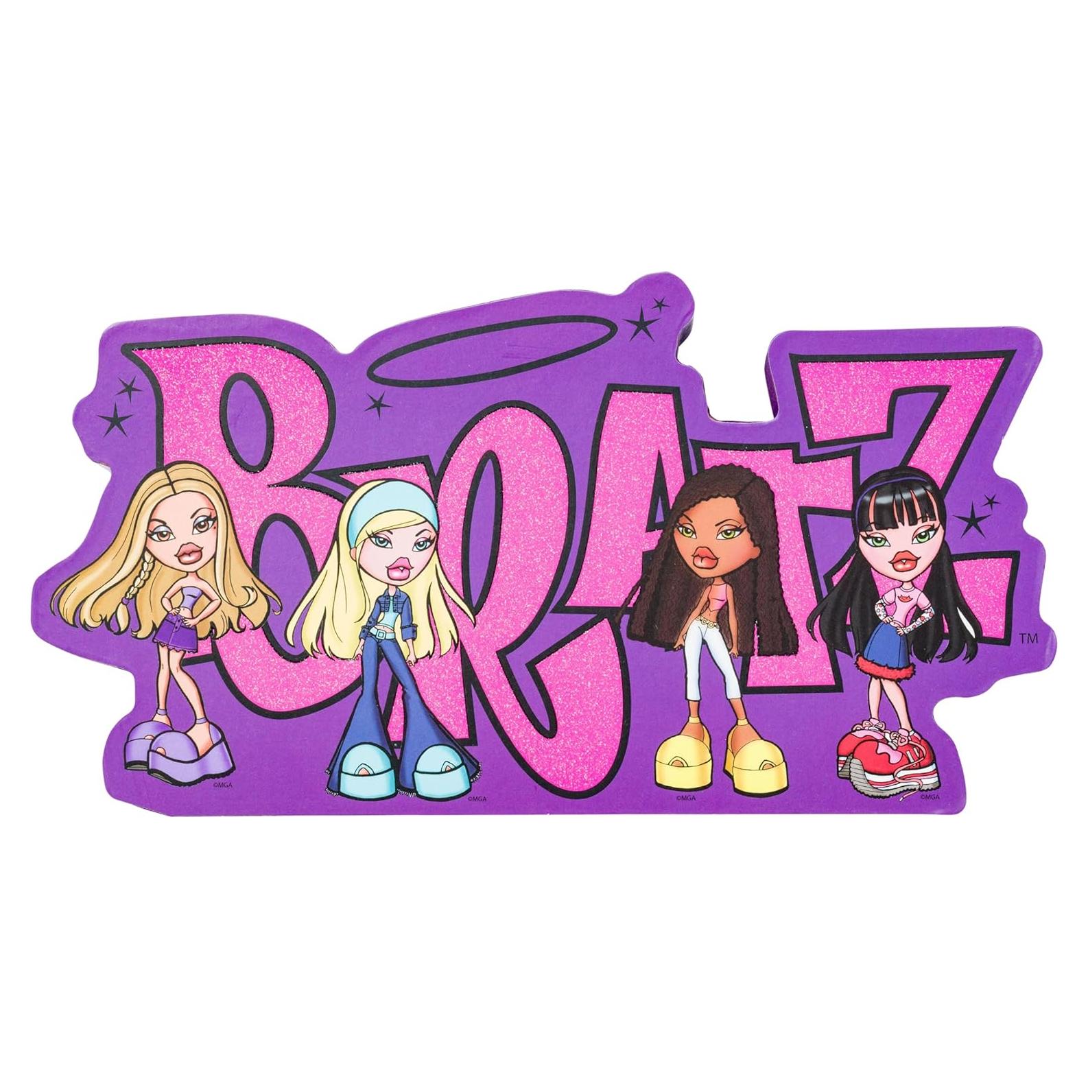 Señal de Pared Bratz Silver Buffalo MDF Cortada con Láser 21.5x3x0.5cm