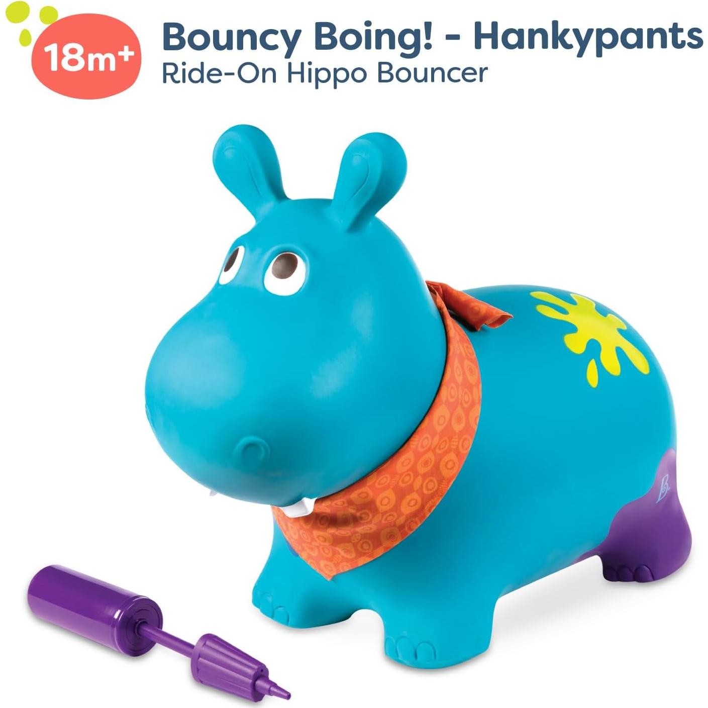 Hipopótamo Inflable Bouncy Boing B. toys Hankypants 1.49kg