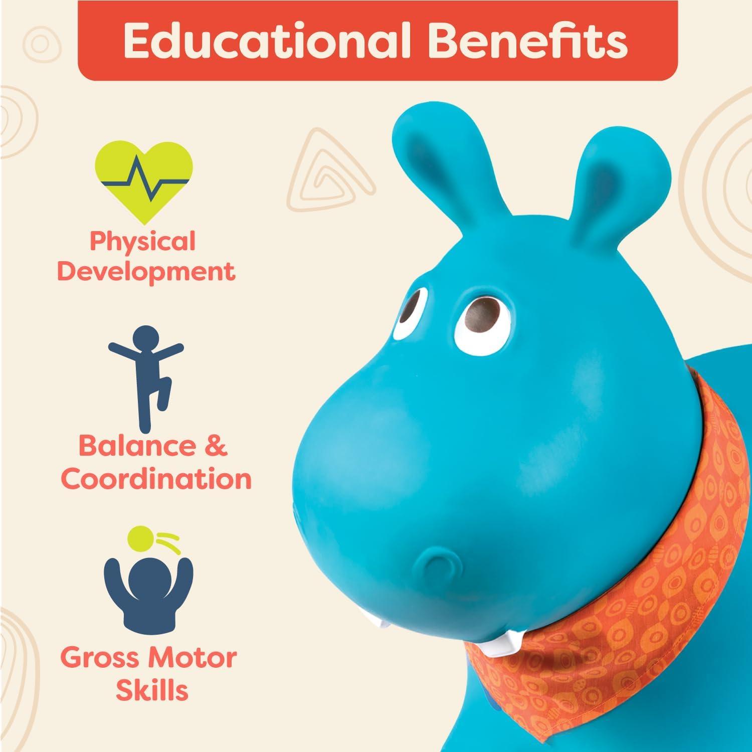 Hipopótamo Inflable Bouncy Boing B. toys Hankypants 1.49kg