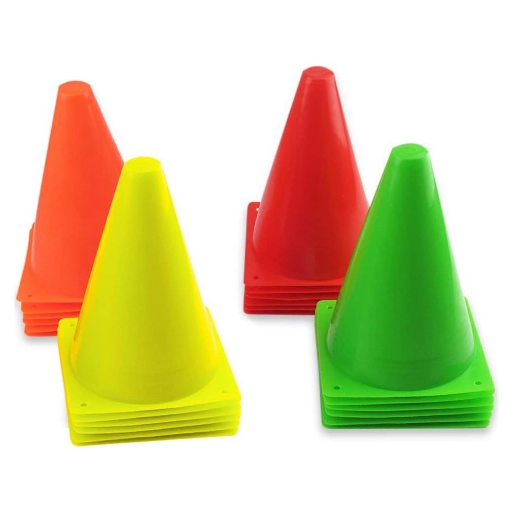 Conos de Tráfico de Plástico Mirepty 17.78 cm Set de 24