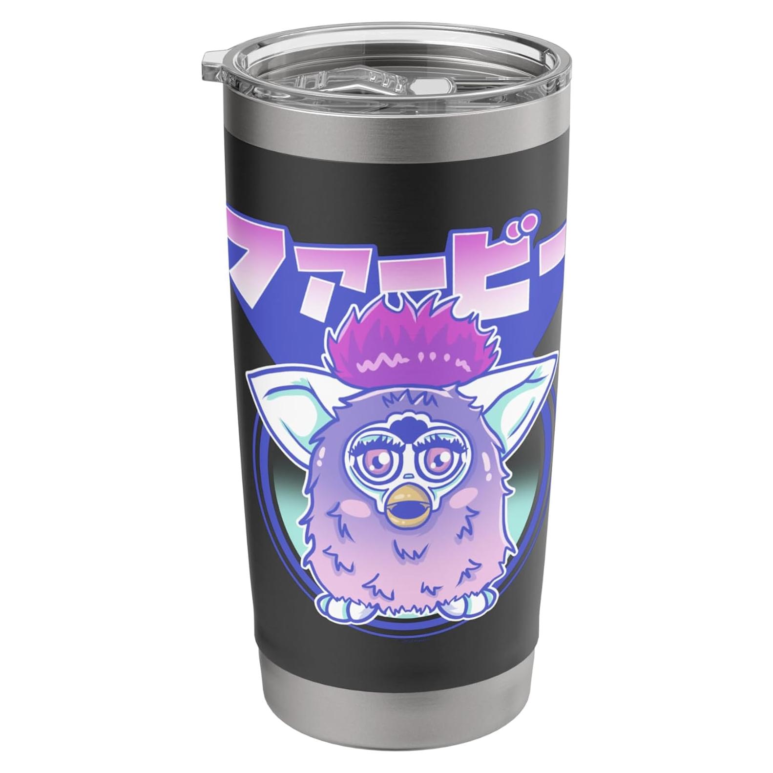 Vaso Térmico Furby 20 oz Acero Inoxidable Aislado Negro
