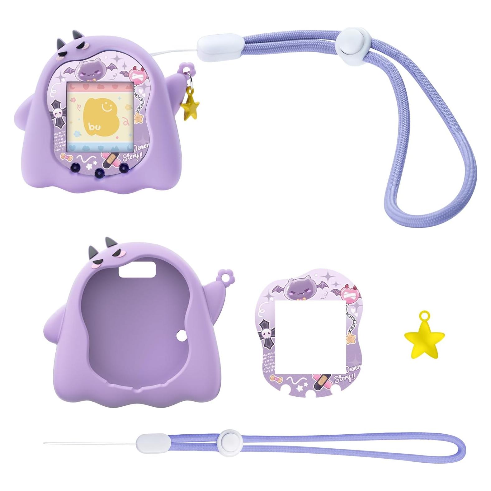 Funda de Silicona BUBBLELOGUS para Tamagotchi Uni - Diablo Pequeño
