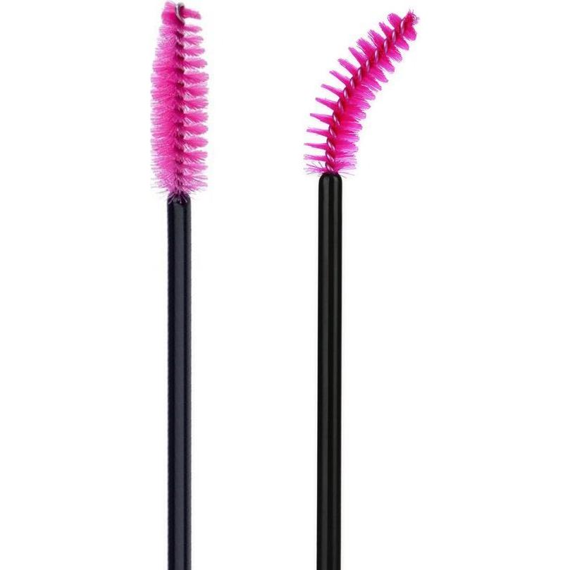 G2PLUS 100 Cepillos Desechables para Pestañas Rosa