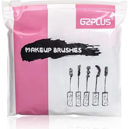 G2PLUS 100 Cepillos Desechables para Pestañas Rosa