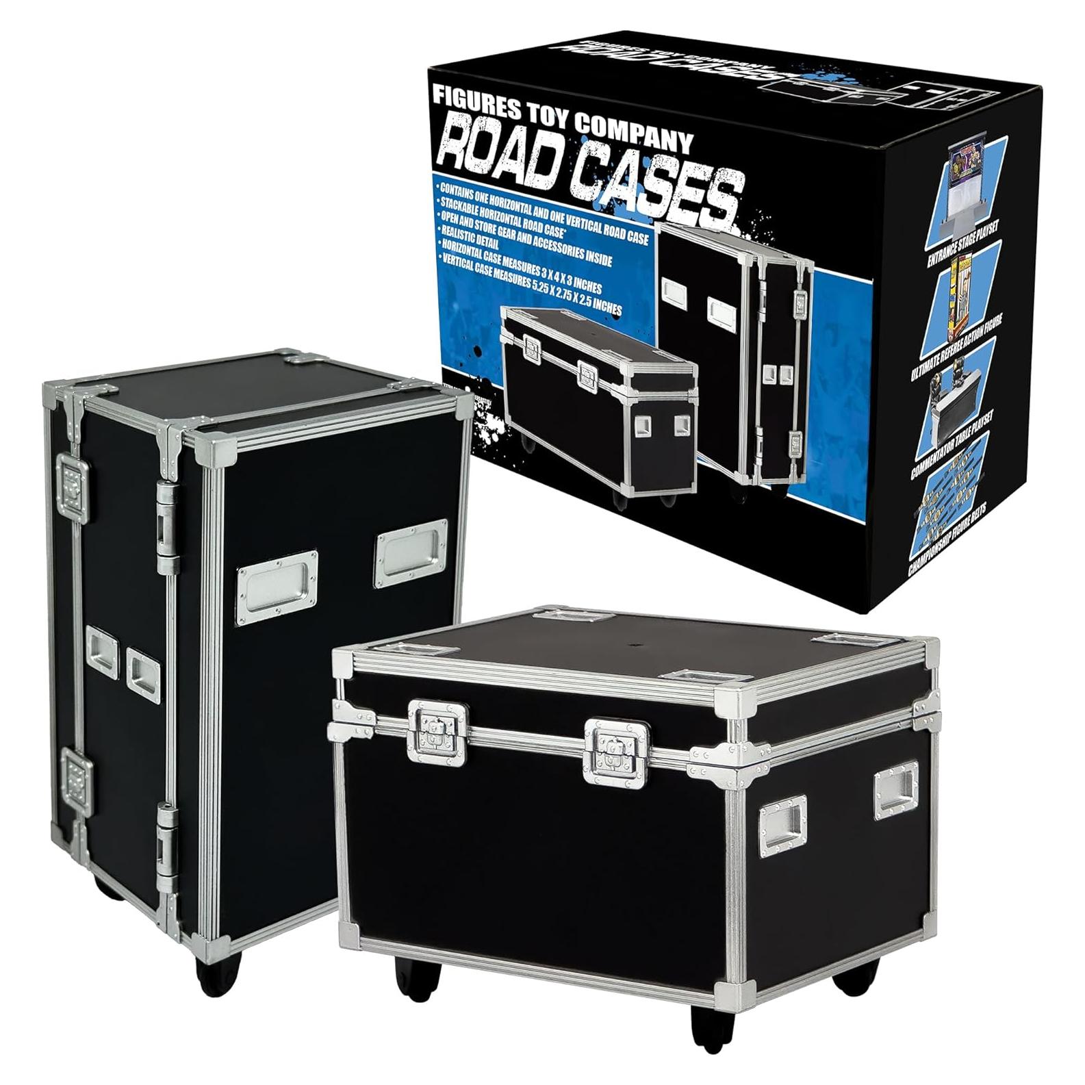 Juego de 2 Maletas para Figuras de Lucha Libre FTC-ROADCASES