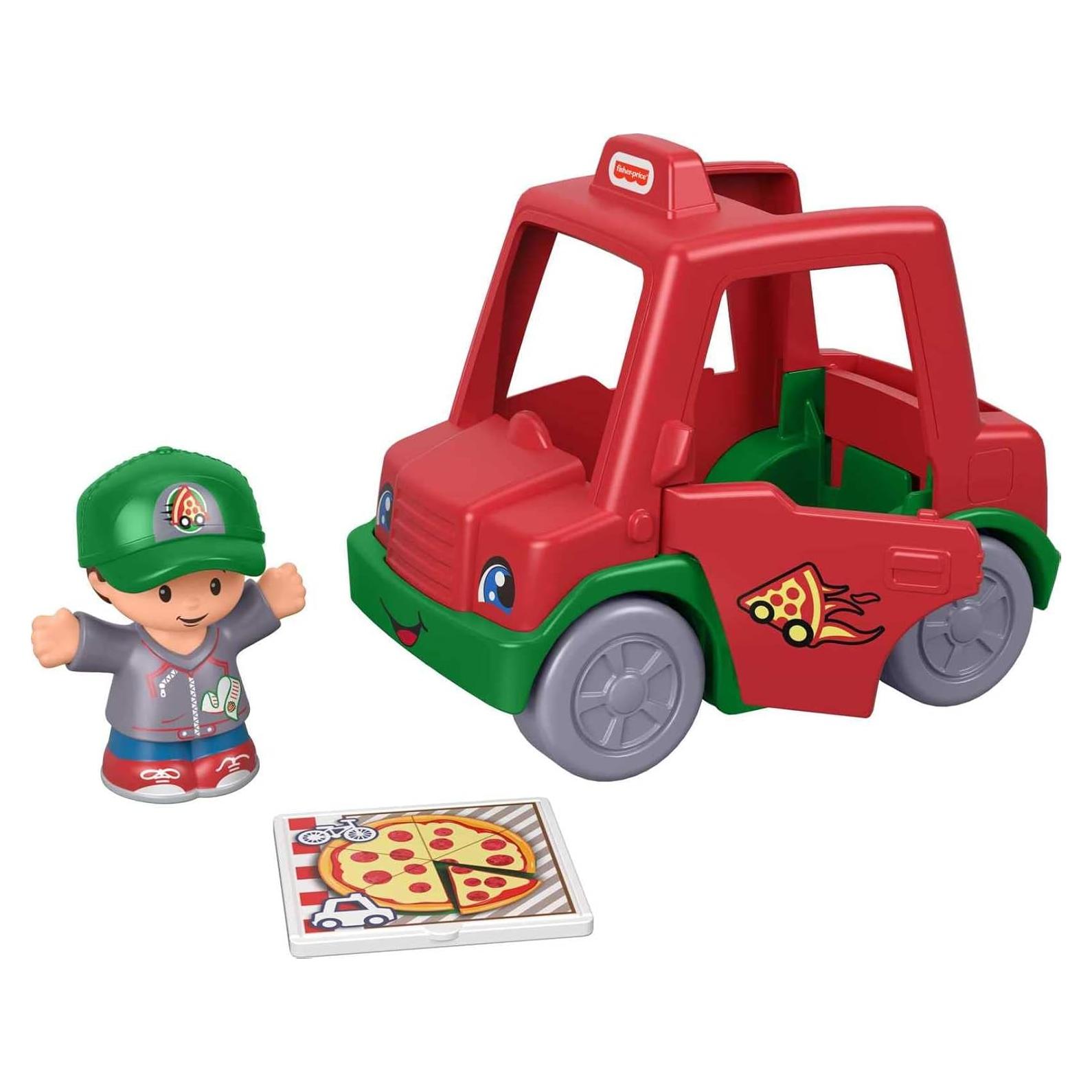 Fisher-Price Coche de Entrega de Pizza Little People