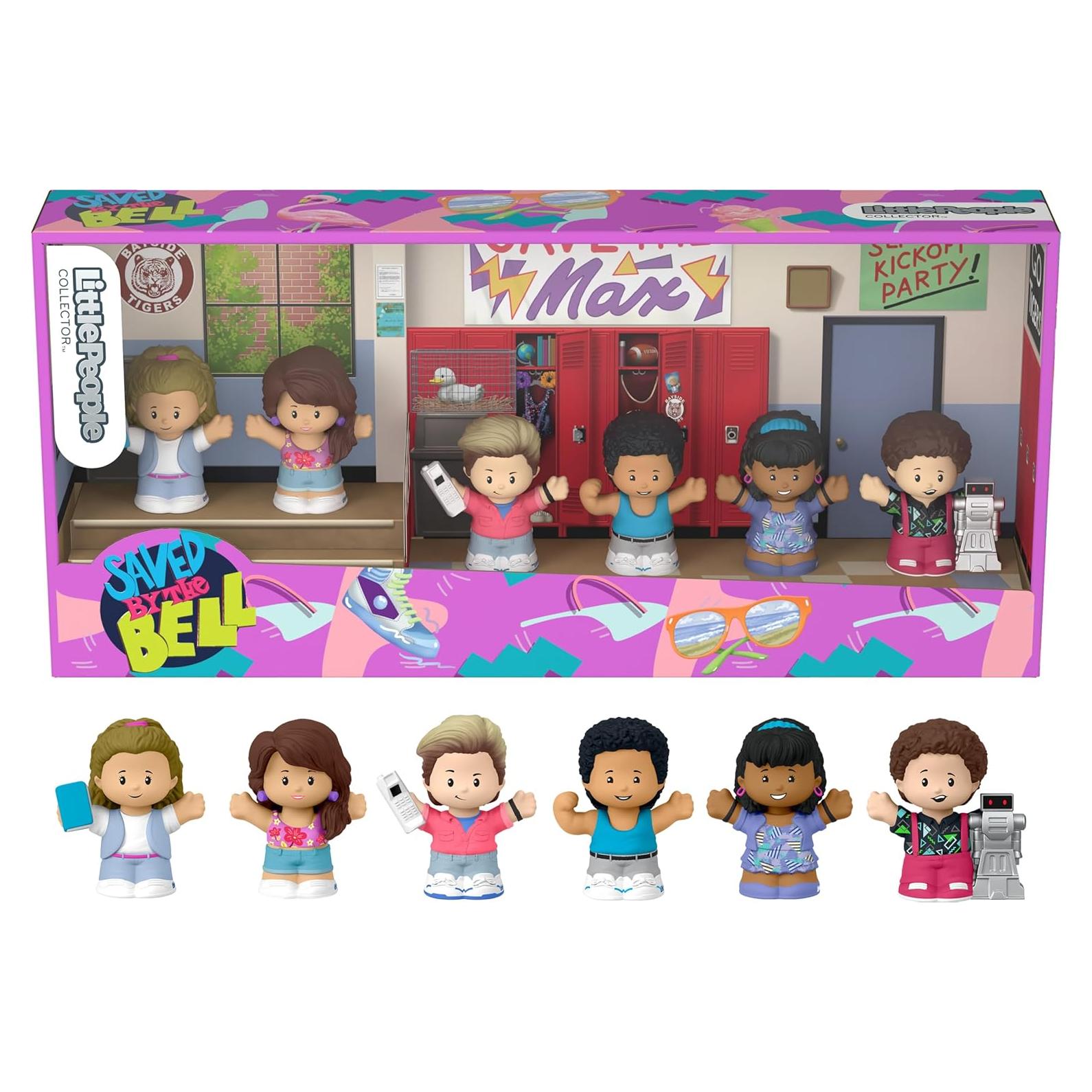 Conjunto de Figuras Little People Collector Fisher-Price Saved by the Bell