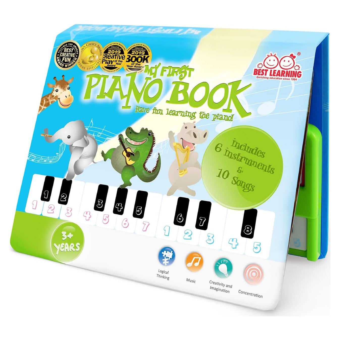 Libro de Piano Interactivo Best Learning 21.5x18 cm - Juguete Educativo