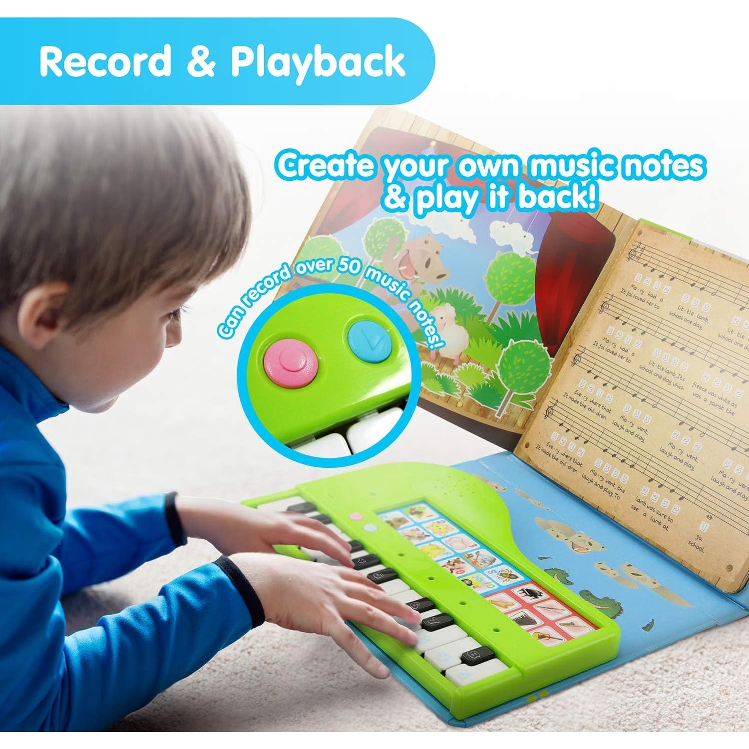 Libro de Piano Interactivo Best Learning 21.5x18 cm - Juguete Educativo