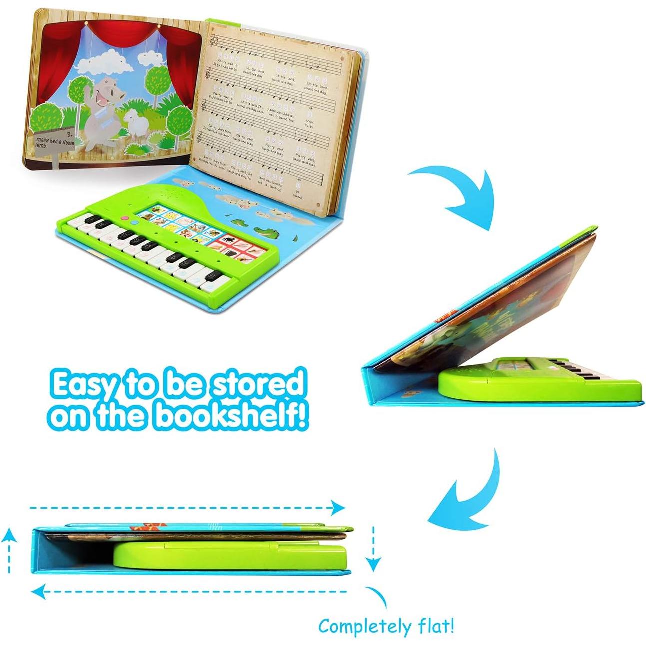 Libro de Piano Interactivo Best Learning 21.5x18 cm - Juguete Educativo