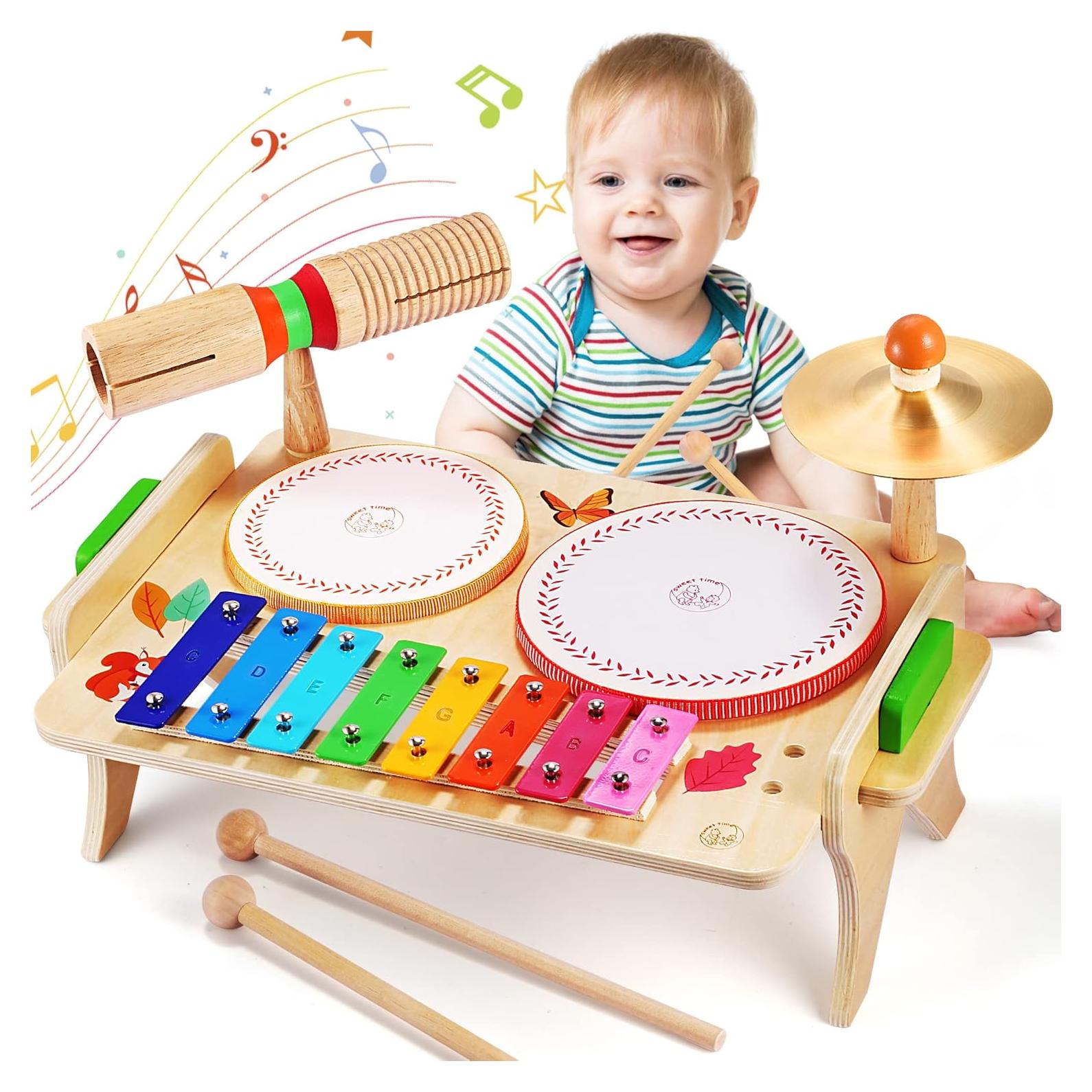 Set de Batería Musical Wingyz 7 en 1 para Niños