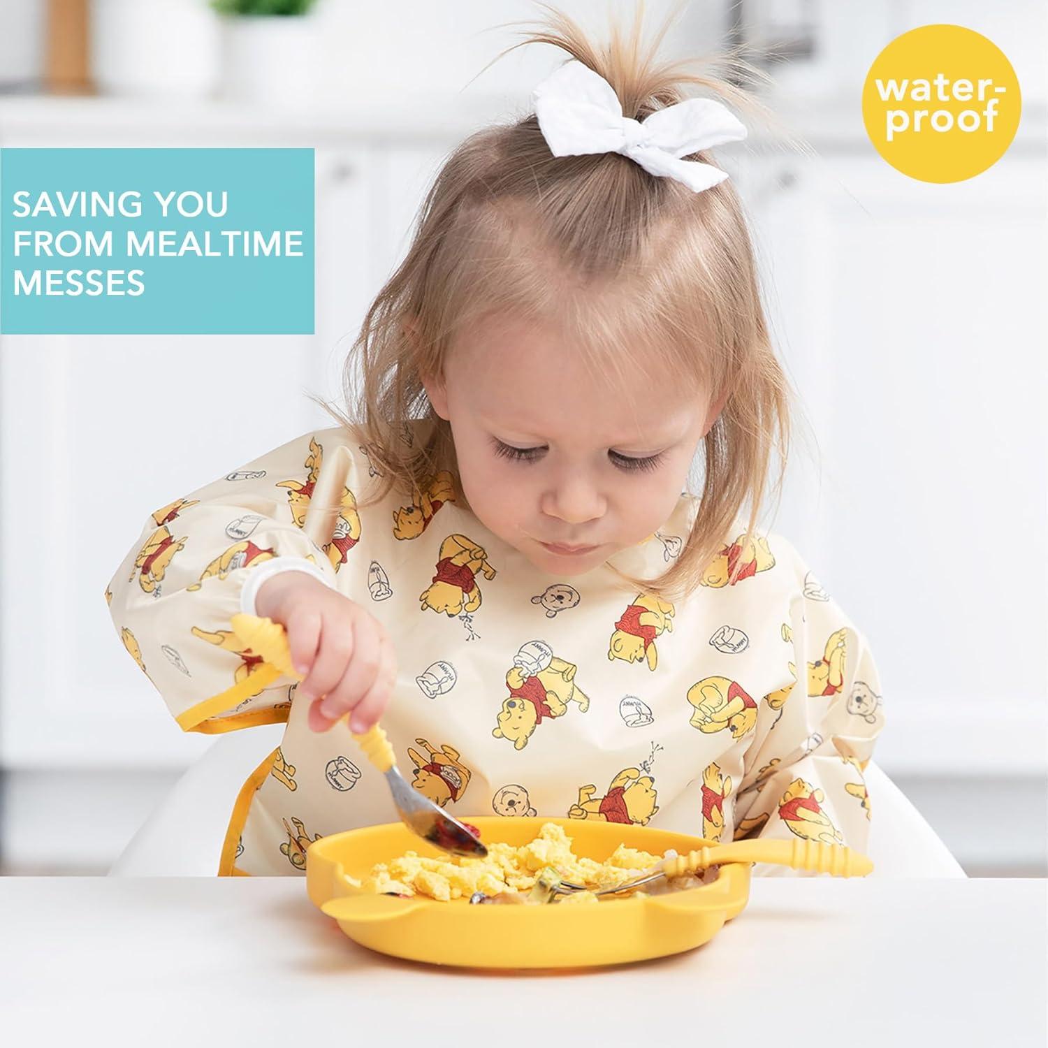 Babero de Manga Larga Bumkins Disney Winnie Pooh 6-24 Meses