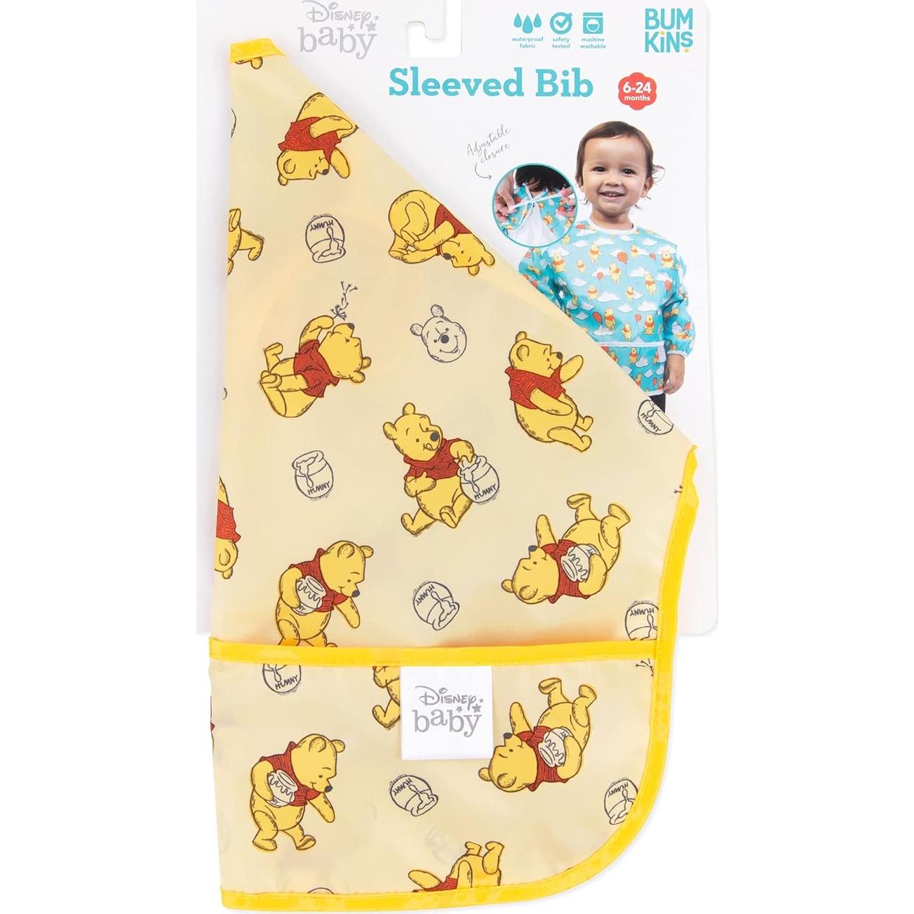 Babero de Manga Larga Bumkins Disney Winnie Pooh 6-24 Meses