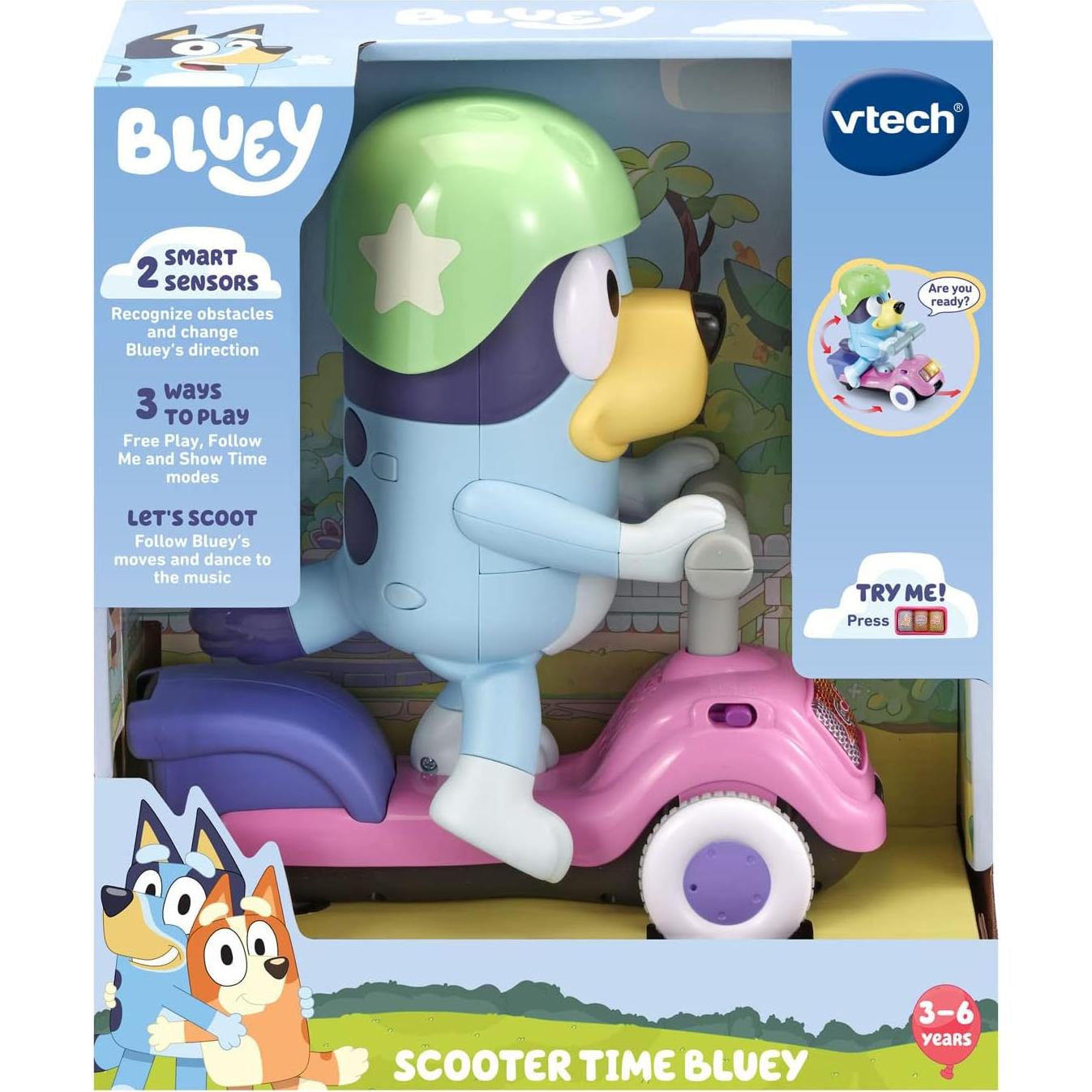 Scooter Time Bluey VTech para Niños 3-6 Años