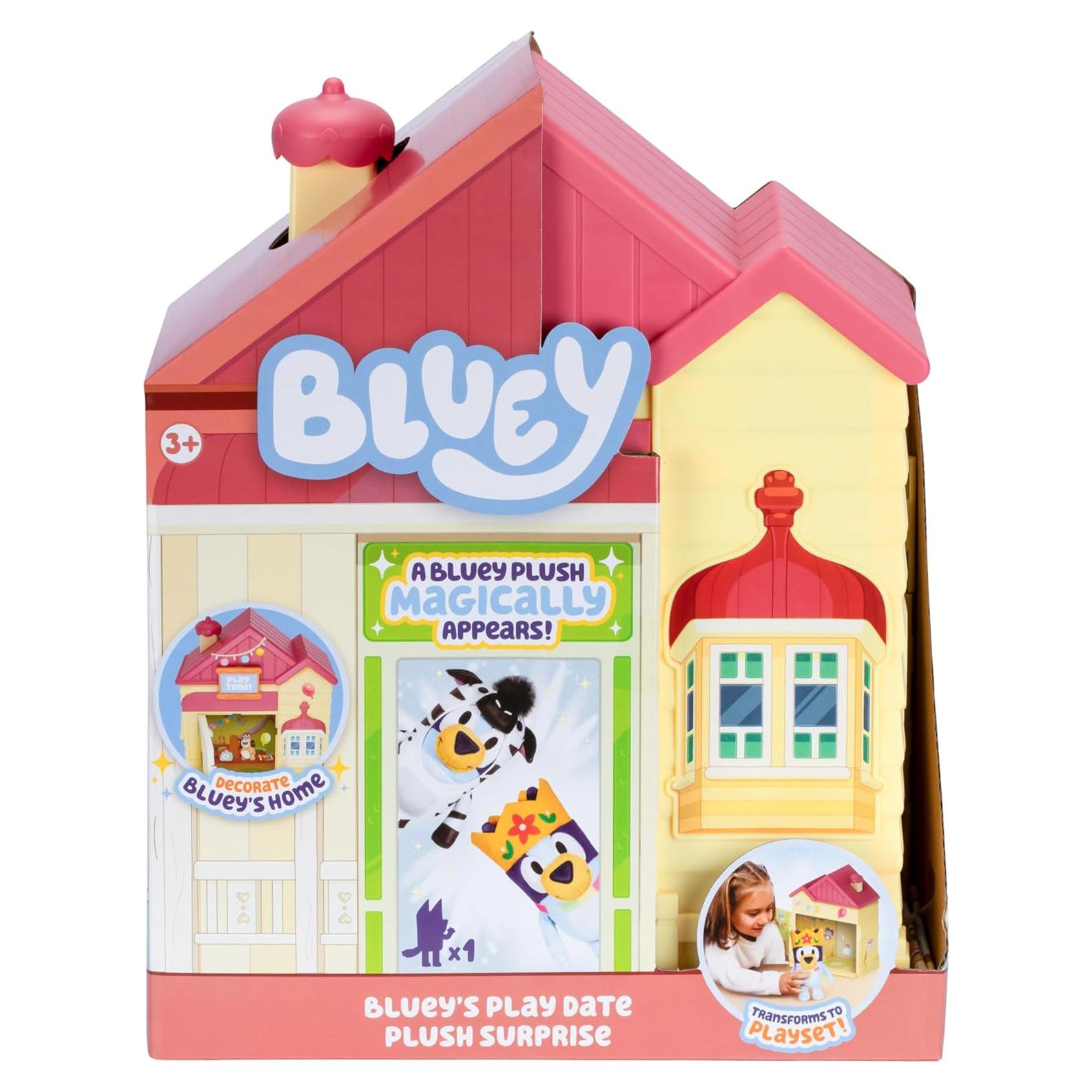 Sorpresa de Peluche Bluey con Stickers y Cartel - 1.07 kg