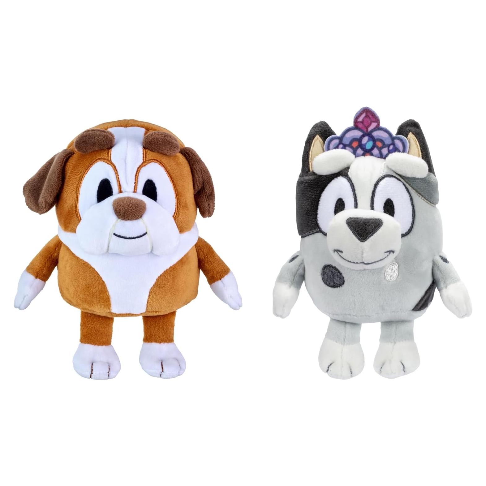 Peluches Bluey - Princesa Muffin y Winton, 15 cm, Moose Toys