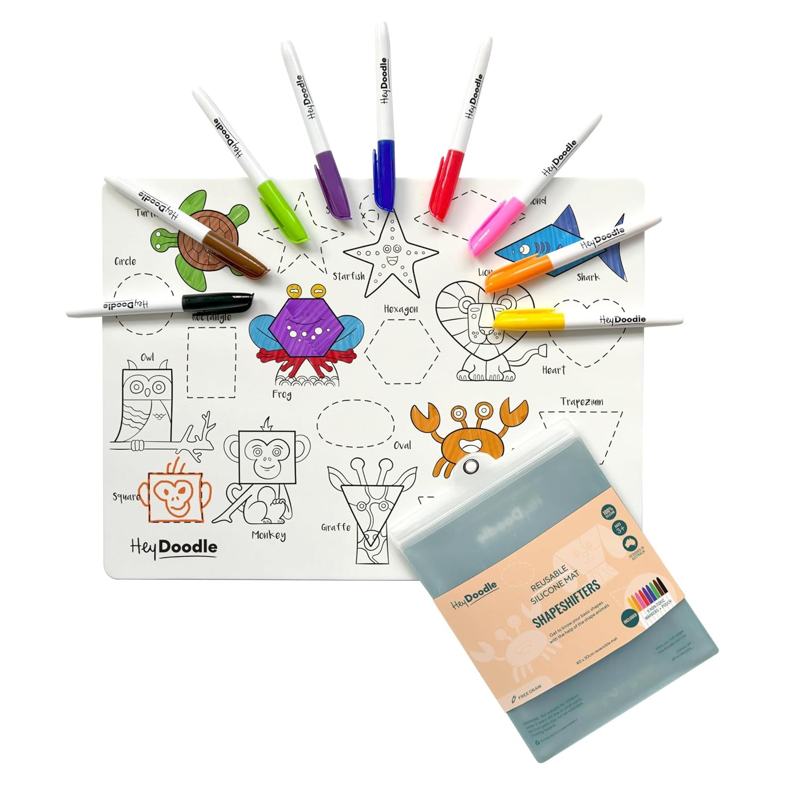 Alfombrilla Doodle HeyDoodle A3 Reutilizable para Niños