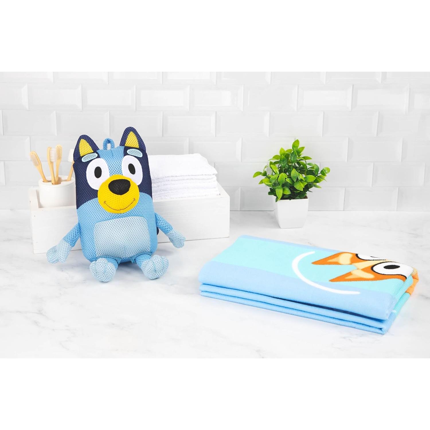 Juego de Toalla de Baño y Compañero Jay Franco Bluey 2 Piezas