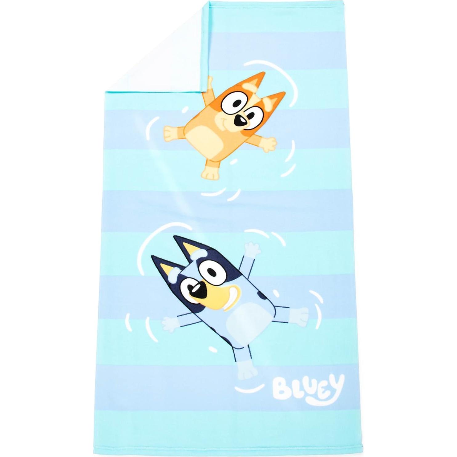 Juego de Toalla de Baño y Compañero Jay Franco Bluey 2 Piezas