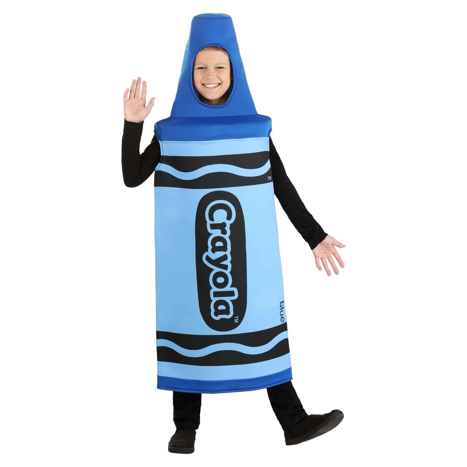 Disfraz Crayón Azul Crayola Niños Túnica Espuma Licencia