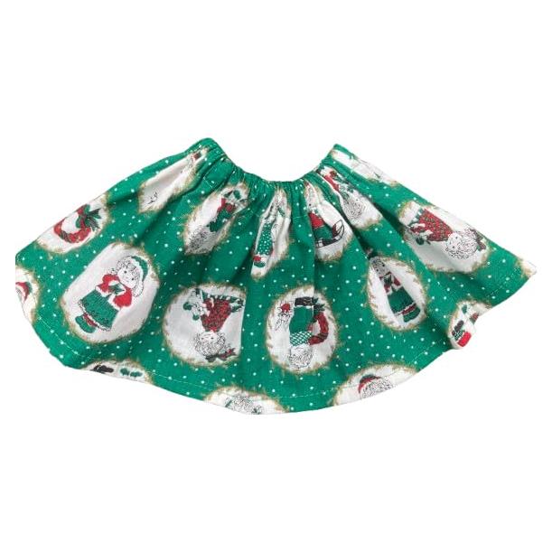 Falda de Impresión Verde para Muñecas Cabbage Patch 40.64 cm