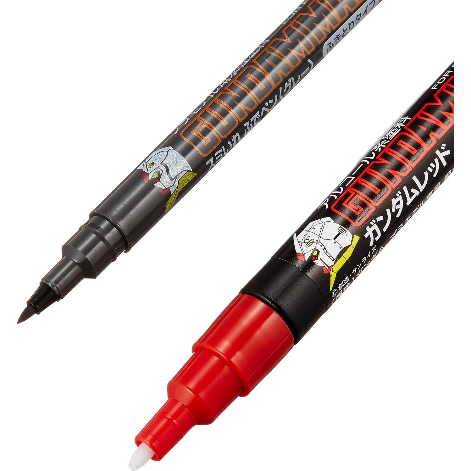 Conjunto de 6 Marcadores Gundam GSI Creos - Pintura Mate