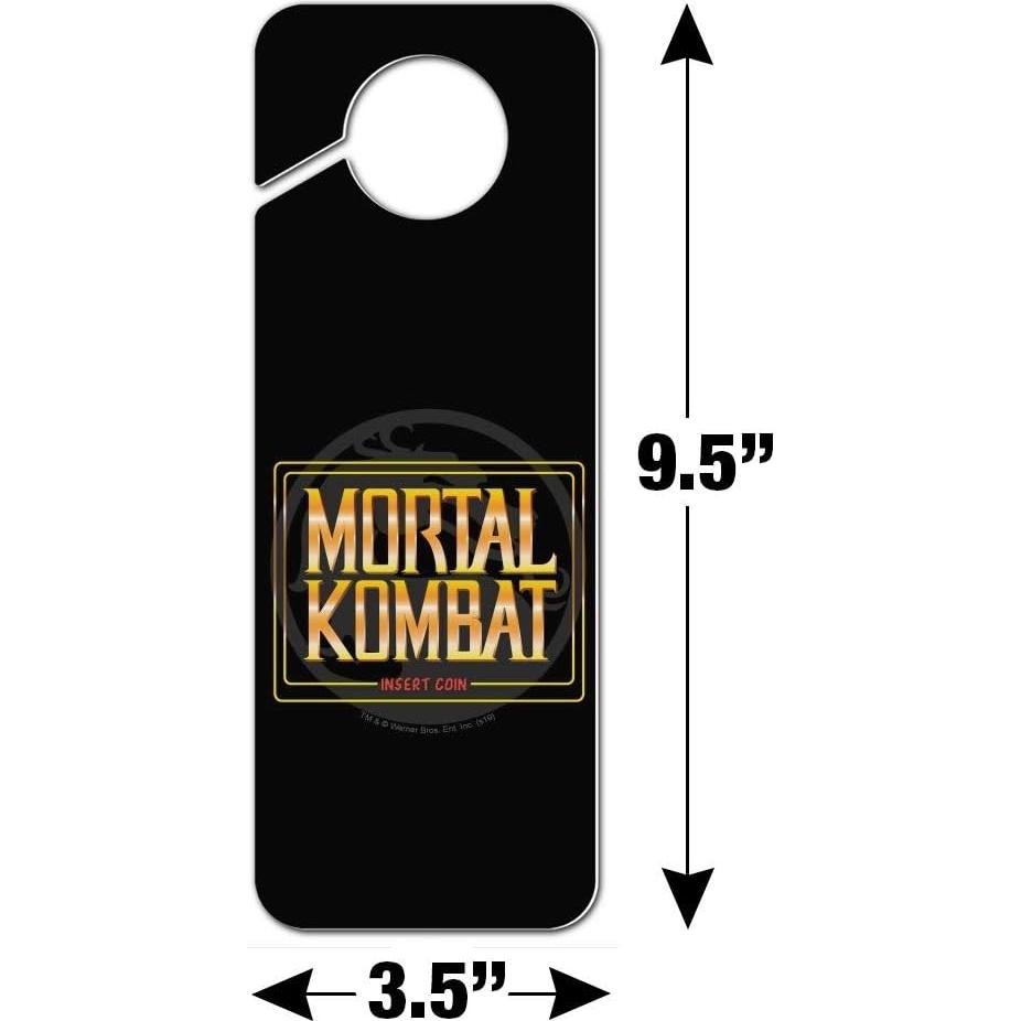 Colgador de Puerta Mortal Kombat Graphics and More 24x8.9cm