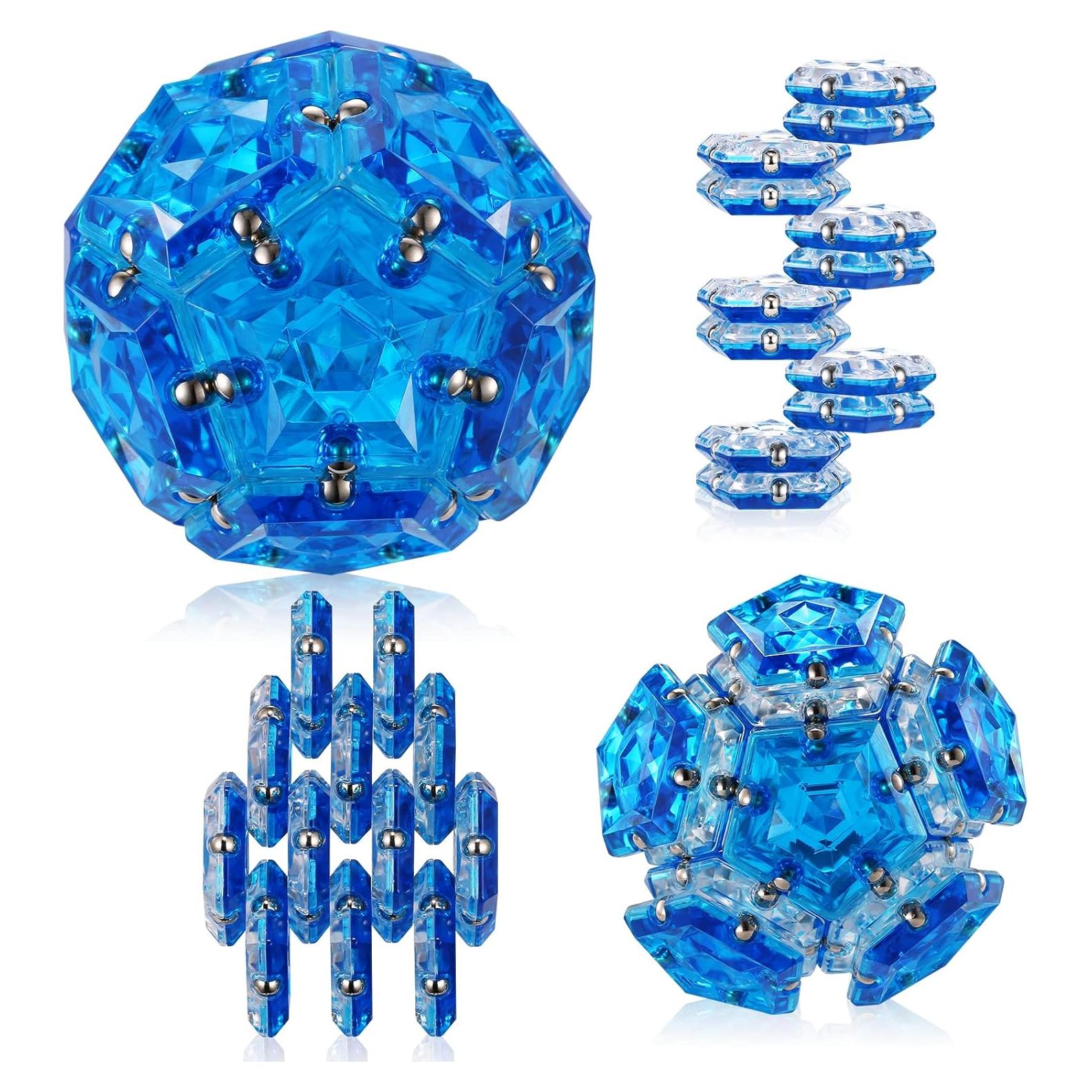 Esfera Magnética RoomyRoc - Set 12 Bolas Magnéticas Azul