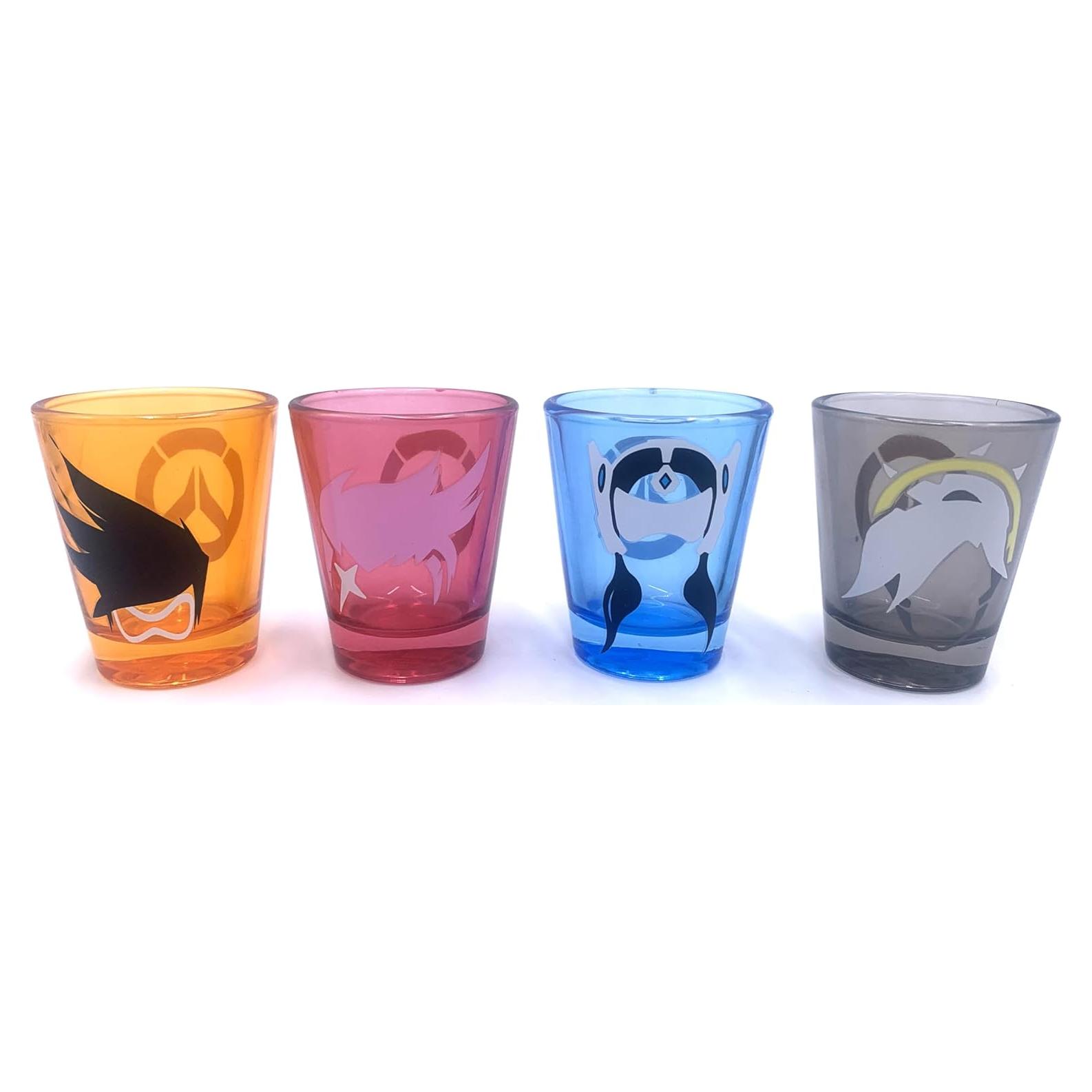 Set de 4 Vasos de Chupito Overwatch Just Funky 59 ml