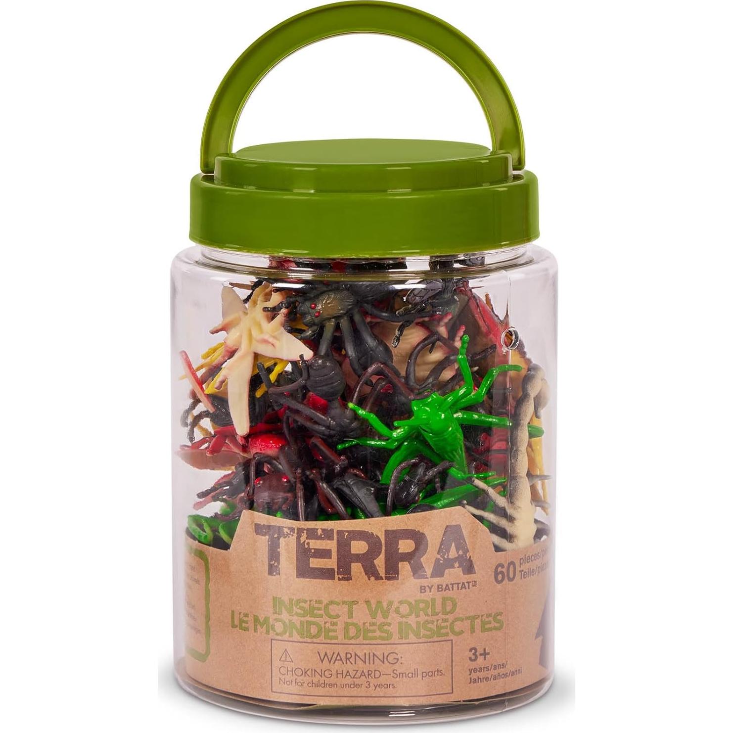Terra by Battat - 60 Pcs Animales Reptiles y Anfibios