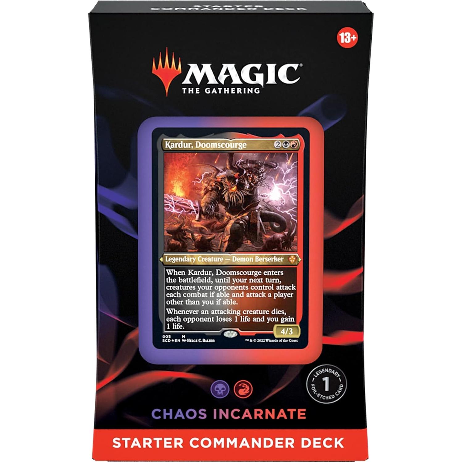Paquete de 5 Mazos de Comandante Magic: The Gathering Multicolor