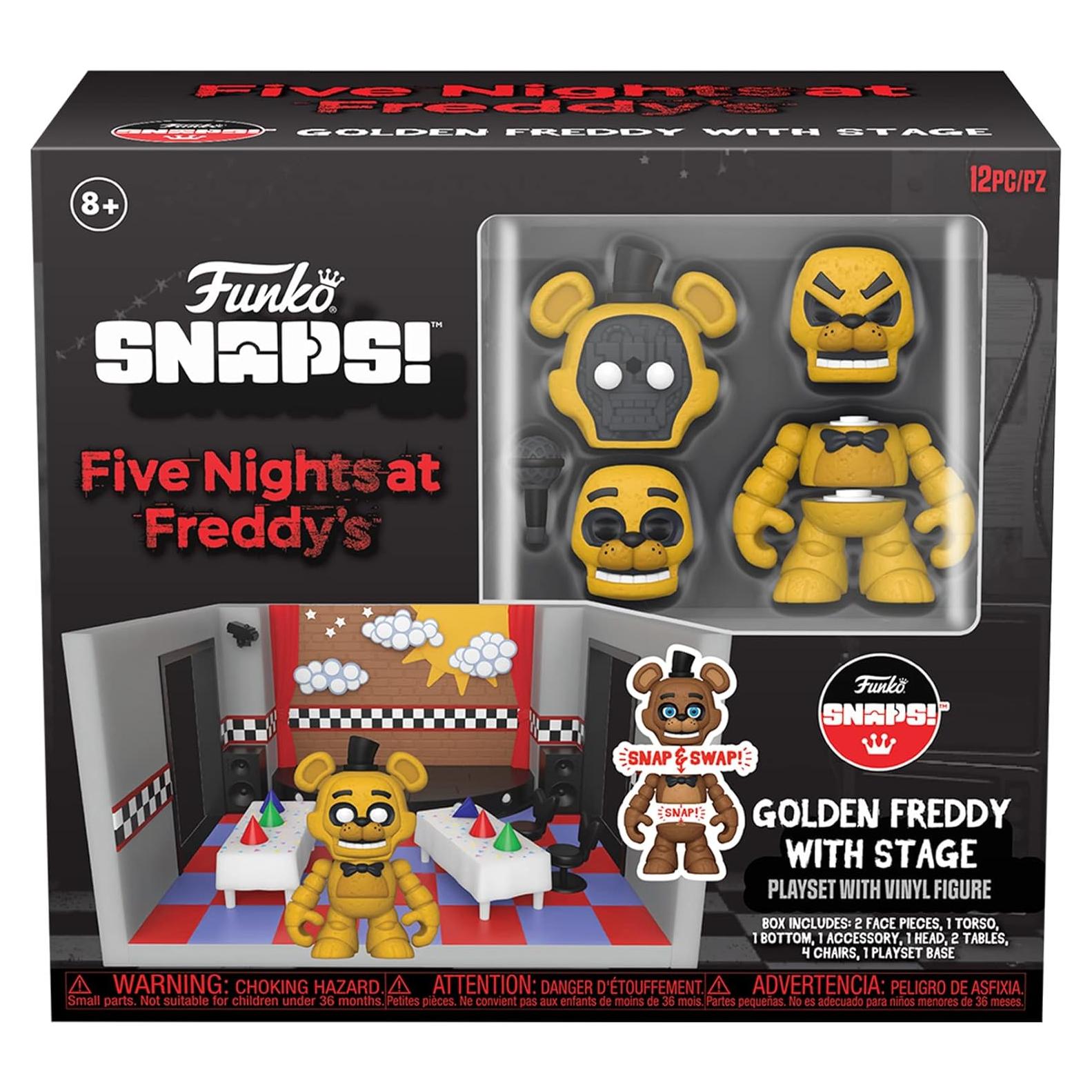 Funko Snaps! Freddy Dorado - Juego de Escenario 13 Piezas