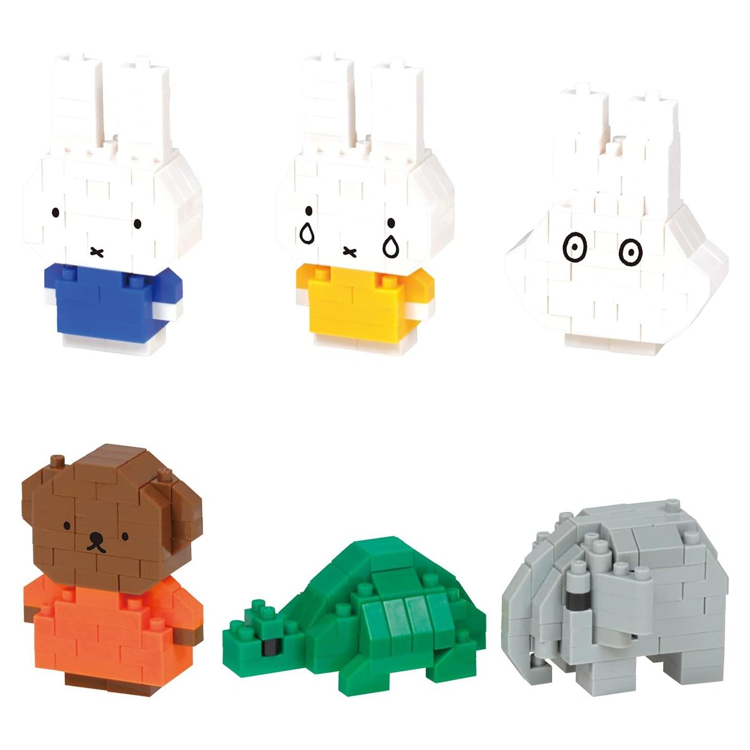 Nanoblock Miffy Asortimento 6 Figuras Kit Construcción