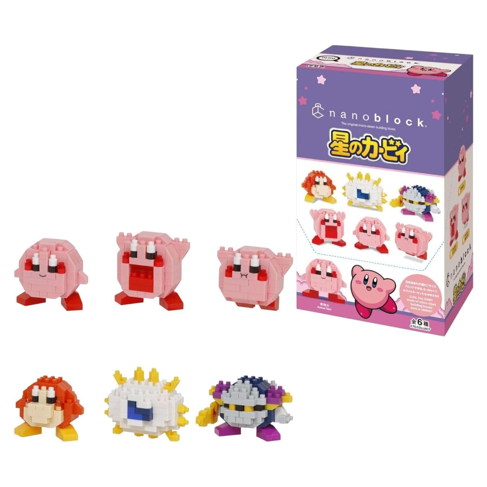 Nanoblock Kirby Mininano - Surtido de 6 personajes