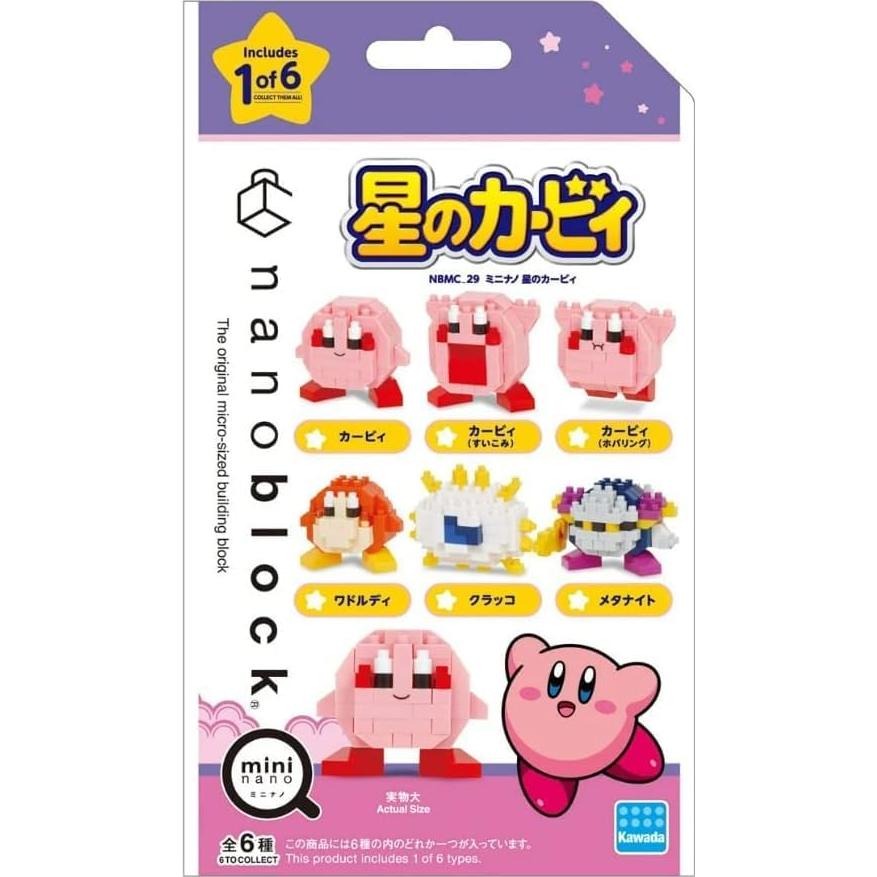 Nanoblock Kirby Mininano - Surtido de 6 personajes